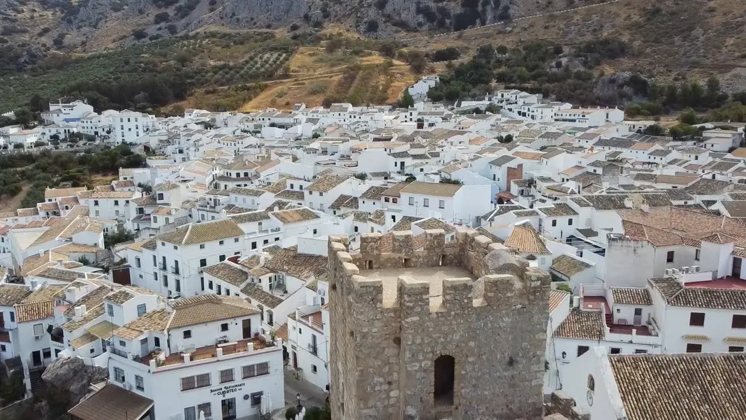 foto pueblo aerea